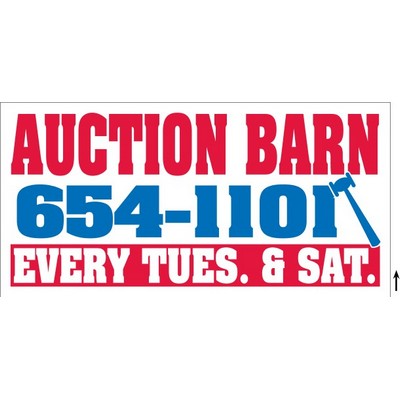 Economy Corrugated Sign w/2 colors 2 Sides (48"x24")