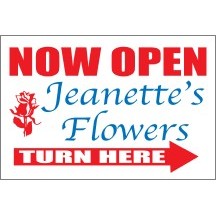 Economy Corrugated Sign w/2 colors 1 Side (36"x24")